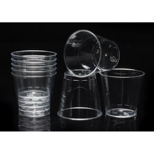 100 Vasos Desechable Vaso Plastico Vasos Acrilicos 210ml/7oz