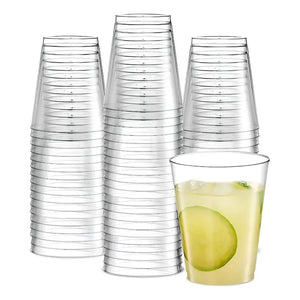 100 Vasos Desechable Vaso Plastico Vasos Acrilicos 210ml/7oz