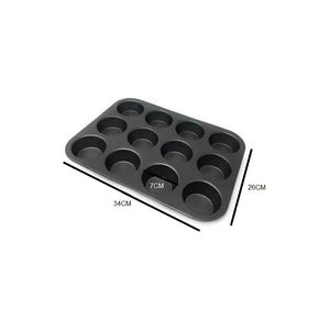 Pack X2 Moldes 12 Cupcakes Molde Cupcake Molde Muffin Gris