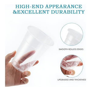 200 Vaso Desechable Plastico Vaso 13oz Vasos Plasticos 400ml Desechables Vasos Para Bebidas Juego De Vasos Descartables Vasos Grande Vasos Plásticos Pasteleriacl