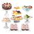 Set 7 Porta Cupcakes Bases Para Tortas Alzadores Candy Bar