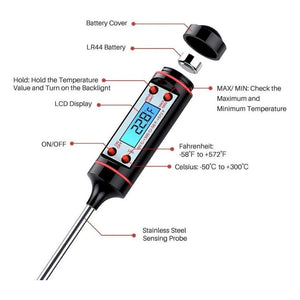 Termometro Para Carne Digital, Termometro De Cocina
