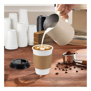 Vaso Cafe Kraft Vasos Polipapel Vaso C/tapa+manga 150und 8oz