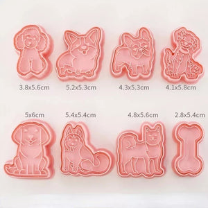 Molde Galletas Mascotas Moldes Para Galletas Perros Cortador