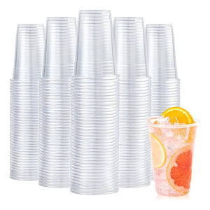 200 Vaso Desechable Plastico Vaso 13oz Vasos Plasticos 400ml Desechables Vasos Para Bebidas Juego De Vasos Descartables Vasos Grande Vasos Plásticos Pasteleriacl