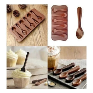 Moldes De Chocolates Moldes Silicona Chocolate Cucharas 6cav