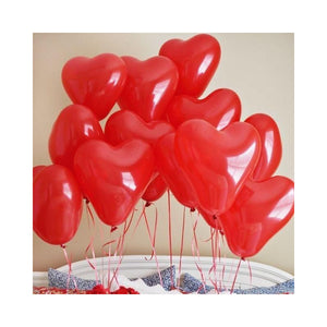 X100 Globos De Corazon Globos De San Valentin Globo Rojo