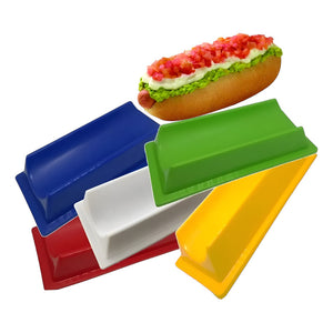 10 Porta Completos Plástico Completero Reutilizable Hot Dog