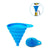 Embudo Plastico Embudo De Silicona Plegable Embudo Multiuso Embudo Pequeño Embudo Silicona Embudo Azul Pasteleriacl