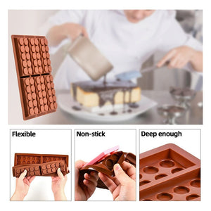 Moldes De Chocolate Moldes Bloque Chocolate Silicona Apilabl