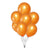 Pack 25 Set De Cumpleaños Globos Cumpleaños Globo Metalizado Redondos De 25cm De Fiesta Naranja Pasteleriacl