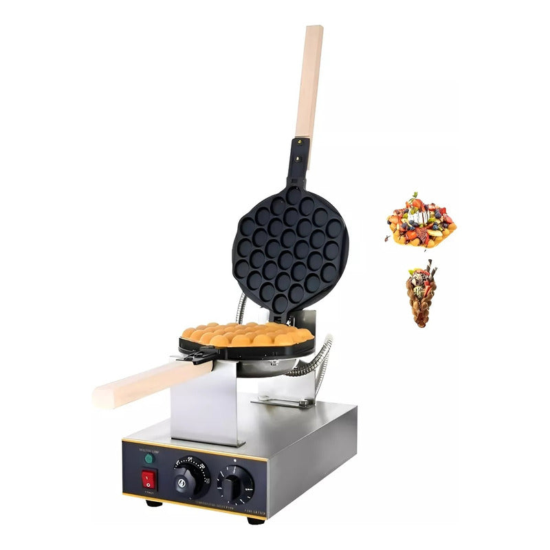 Maquina Para Waffles Wafleras Con Formas Waffle Burbuja Wafleras Con Formas Waffles Burbuja Maquina Para Hacer Waffles Maquina De Waffles Guaflera Electrica Antiadherente Wuaffle Burbuja Pasteleriacl