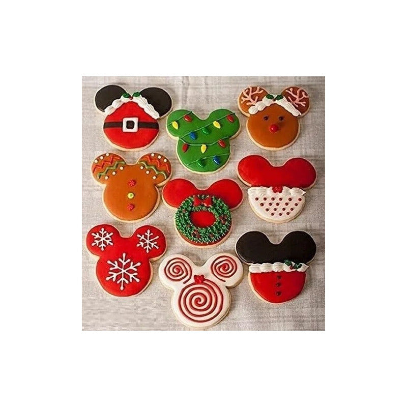 X5 Molde De Galleta Cortador Galletas Moldes Galletas Mickey