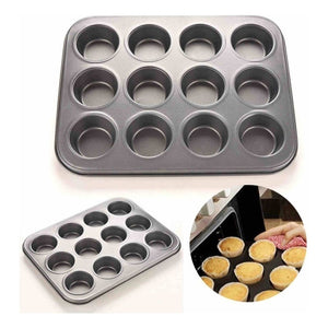 Pack X2 Molde 12cupcakes Molde Cupcake Molde Muffin Gris Reposteria Molde Para Tortas Molde Para Queque Insumos Reposteria Moldes Para Brownie Pasteleriacl