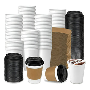 Vaso Cafe Kraft Vasos Polipapel Vaso C/tapa+manga 150und 8oz