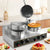 Waflera Doble Maquina Para Waffles Waflera Grande 1250w