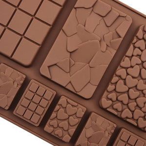Moldes De Chocolate Moldes Barra De Chocolate Silicona B9