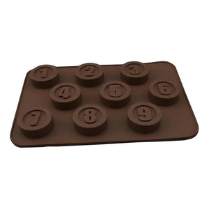 Moldes Chocolate Moldes De Silicona Numeros Molde Numero 041