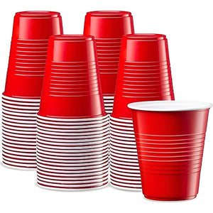 50 Vasos Plasticos Vaso Desechable Grande Bicolor 16oz/473ml