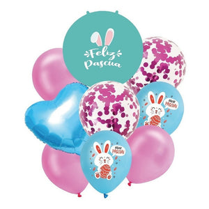 9 Globos De Pascua Globos Conejo Globos De Conejo De Pascua