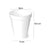 50 Vasos Termicos Vasos Desechables Vaso Plumavit 8oz 240ml