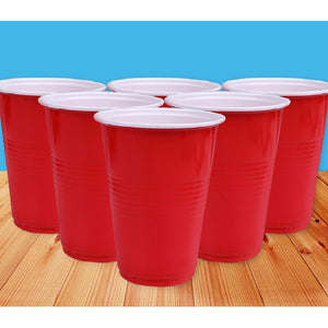 50 Vasos Plasticos Vaso Desechable Grande Bicolor 16oz/473ml