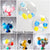 Pack X10 Globos Led Globo Burbuja Decoración Fiesta 24cm