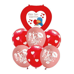 Set Globo Metalico Globos San Valentin Globos De Corazones