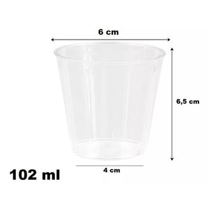 50 Set Vasos Desechables Vasos Reutilizables Vasos Cerveceros Vasos Acrilicos Set De Vasos Shot Vaso De Postres Vaso De Pocillos 102ml Pasteleriacl