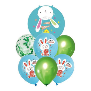 7 Globos De Conejo De Pascua Globos De Pascua Globos Conejo