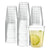 X100 Set Vasos Desechables Vaso Plastico Acrilicos 438 Ml