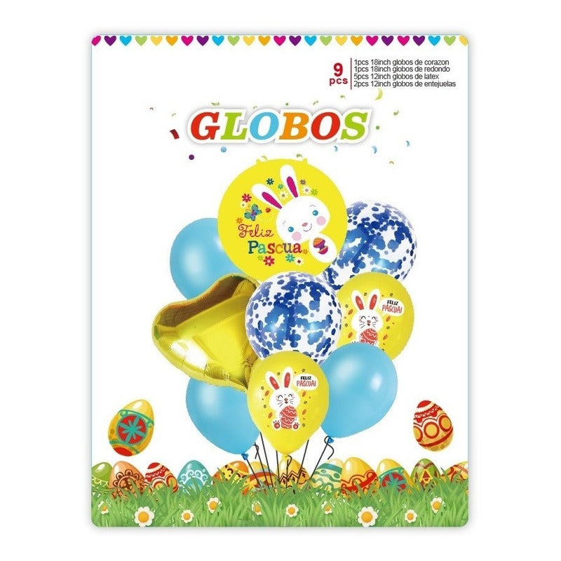 X9 Globos Conejo Globos De Conejo De Pascua Globos De Pascua