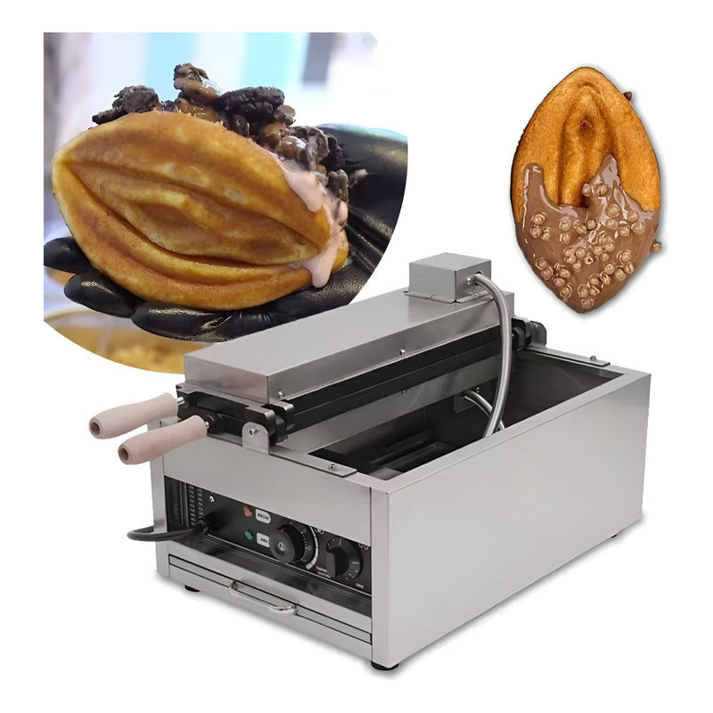 Maquina Para Waffles Wafleras Con Formas Wafles Vagina 3000w