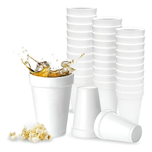 50 Vasos Desechables Plumavit Termico Vaso Cafe 8oz 240ml