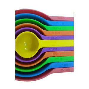 Cucharas Tazas Medidoras Cucharas Medidoras Plastico Colores