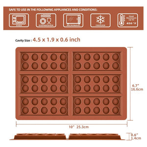 Moldes De Chocolate Moldes Bloque Chocolate Silicona Apilabl