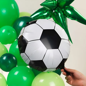 113 Globos Futbol Arcos De Globos Decoracion Globos Verde