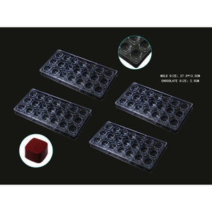 Pack X4 Moldes Chocolate Moldes De Chocolate Cuadrado