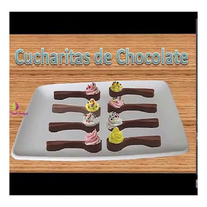 Moldes De Chocolates Moldes Silicona Chocolate Cucharas 6cav