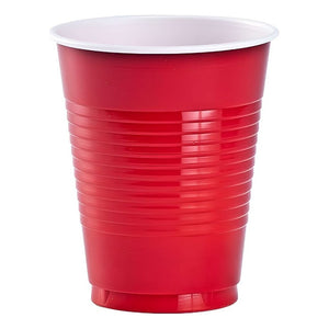 50 Vasos Plasticos Vaso Desechable Grande Bicolor 16oz/473ml