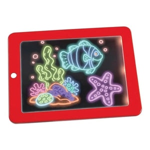 Pizarra Mágica Deluxe Pizarras Niños Juguete Pad Led Dibujo Color Multicolor