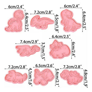 X8 Cortador Galletas Cortadores Galletas Moldes Dinosaurio