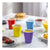 10 Vasos Plasticos Vaso Desechable Vasos Descartables Grande Vasos Plásticos Bicolor Vaso De Fiesta Vaso Americano Vasos Plasticos Azul De Fiesta 500ml Pasteleriacl