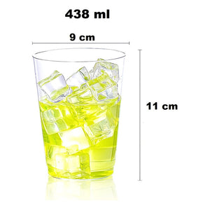 25 Set Vasos Desechables Vaso Plastico Vaso Acrilicos 438 Ml