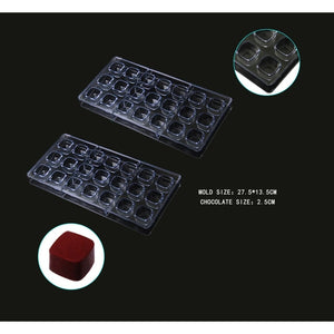 Pack X2 Moldes Chocolate Moldes De Chocolate Cuadrado