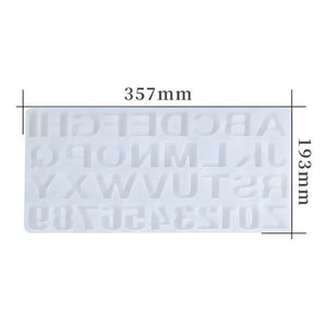 Molde De Silicona Letras Moldes Silicona Reposteria 36 Cavid