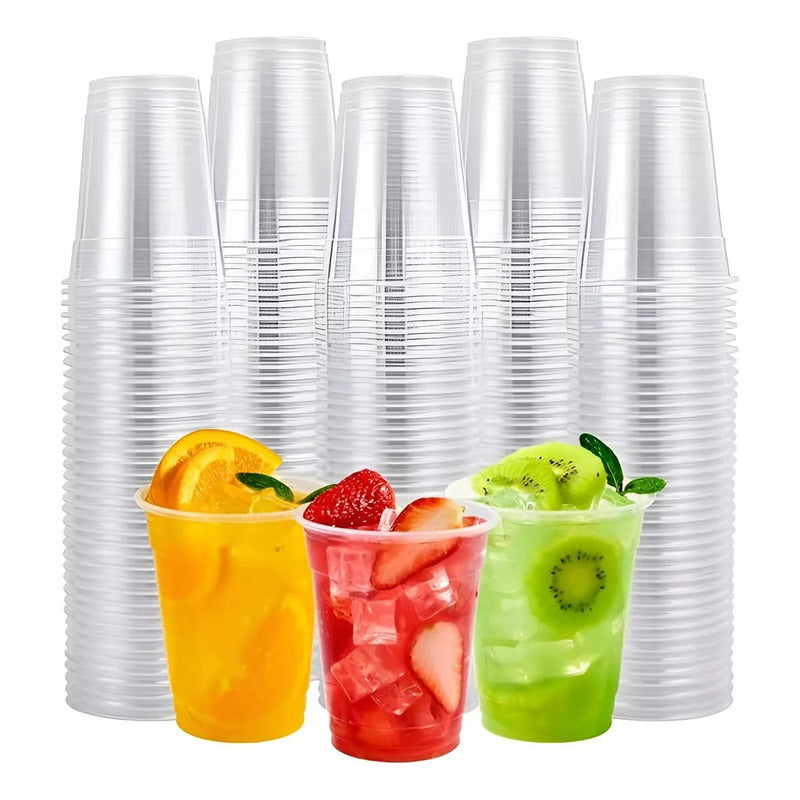 200 Vaso Desechable Plastico Vaso 13oz Vasos Plasticos 400ml Desechables Vasos Para Bebidas Juego De Vasos Descartables Vasos Grande Vasos Plásticos Pasteleriacl