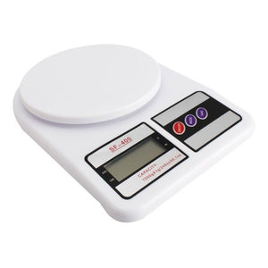 Báscula De Cocina Digital Electronic Sf-400 Pesa Hasta 10kg Blanca