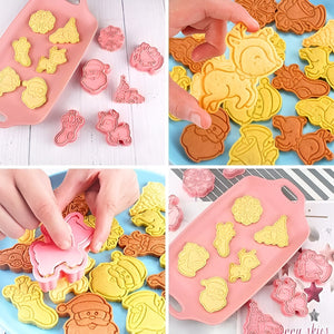 Cortadores De Galletas Navidad Moldes De Galletas 3d 6pcs