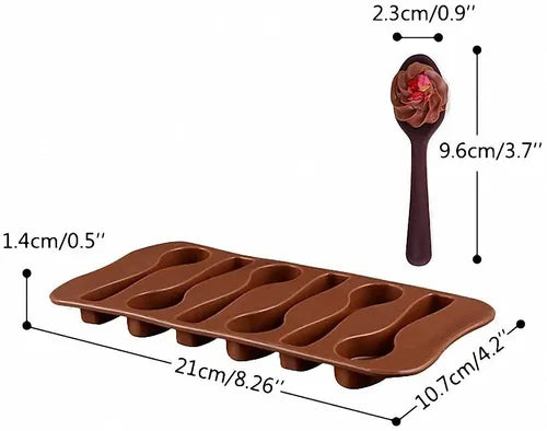 Moldes De Chocolate Moldes Silicona Chocolate Cucharas